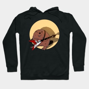 Rock'n'roll beaver Hoodie